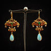 Ravishing Matching Set of Jugendstihl Art Nouveau Necklace and Earrings