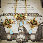 Ravishing Matching Set of Jugendstihl Art Nouveau Necklace and Earrings