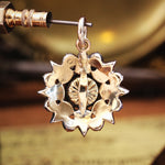 Olden Days Flickering Rose Cut Diamond Star Pendant