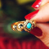 Victorian Turquoise and Gold Ring