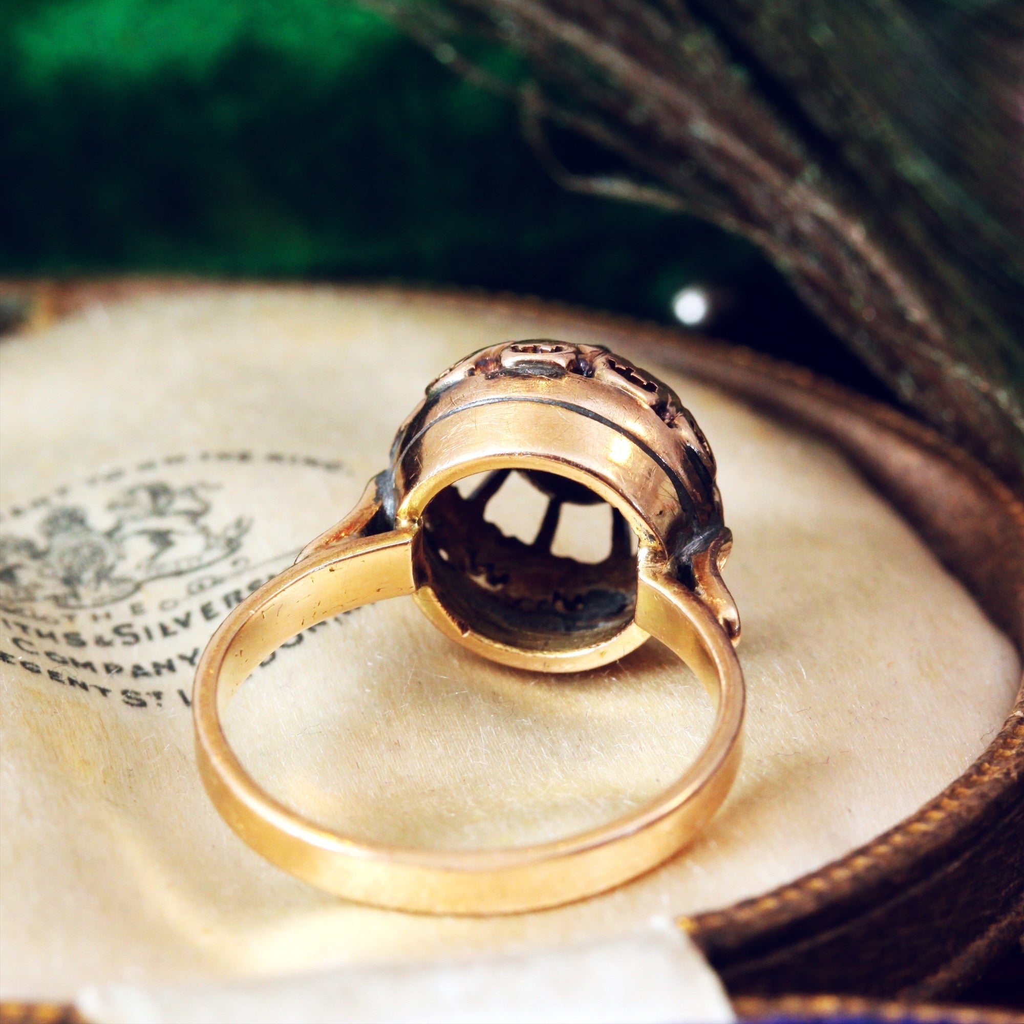 Merovingian Rings Unusual Merovingian Style Rose-Cut Diamond Ring – Fetheray