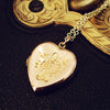 Sweet Vintage Gold LoveHeart Locket