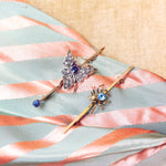 Late Victorian Sapphire & Diamond Butterfly Brooch