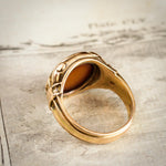Impressive Date 1922 Gents 15ct Sardonyx Signet Ring