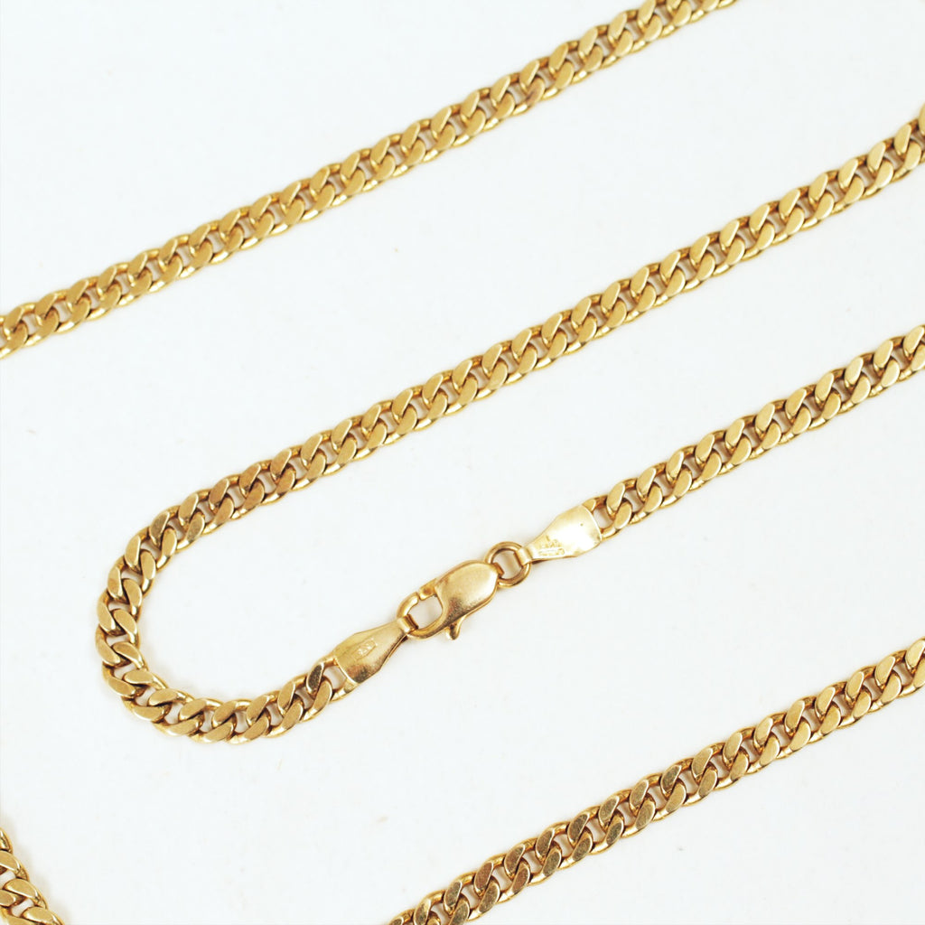 Goldy Goodness Vintage 9ct Gold Chain Necklace Fetheray
