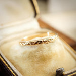 Vintage Style Slim 9ct Gold Wedding Ring