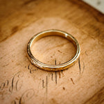 Vintage Style Size 'K' or '5' 18ct Gold Wedding Ring