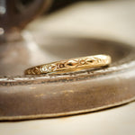 Vintage Style Slim 9ct Gold Wedding Ring