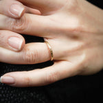 Vintage Style Slim 9ct Gold Wedding Ring