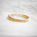 Vintage Style Blossom Garland Wedding Ring