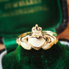 Antique Style 9ct Gold Claddagh Ring