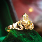 Antique Style 9ct Gold Claddagh Ring