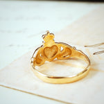 Antique Style 9ct Gold Claddagh Ring