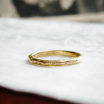 Vintage Style 'Decagon' 9ct Gold Vintage Style Wedding Ring