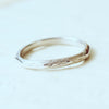 Vintage Style 'Decagon' 9ct White Gold Wedding Ring