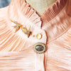 Darling Little Georgian Seed Pearl Fichu Pin Brooch