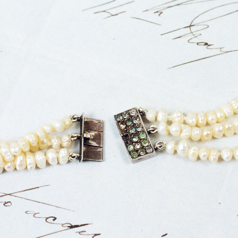 Strand of discount real pearls