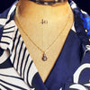 Tiny Antique Silver & Rose Cut Diamond Pendant