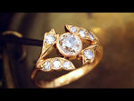 Oh Romantic Glimmer! Handmade Old Cut Diamond Ring