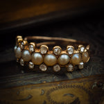 Antique Victorian Pearl Diamond Ring