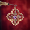 Date 1915 Rose Gold Edwardian Amethyst Pendant