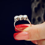 Platinum & Diamond Trilogy Engagement Ring