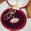 Rare Antique Ruby & Diamond Lover's Eye Locket