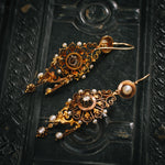 Antique French Filigree Earrings