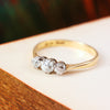 Vintage Mid Century Diamond Trilogy Ring