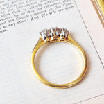 Darling Sparkle! Vintage Trilogy Diamond Engagement Ring