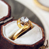 18ct Gold Diamond Crossover Ring