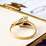 Divine Loveliness! Vintage Diamond 'Toi et Moi' Ring