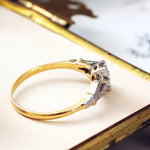 Vintage Diamond 'Toi et Moi' Ring