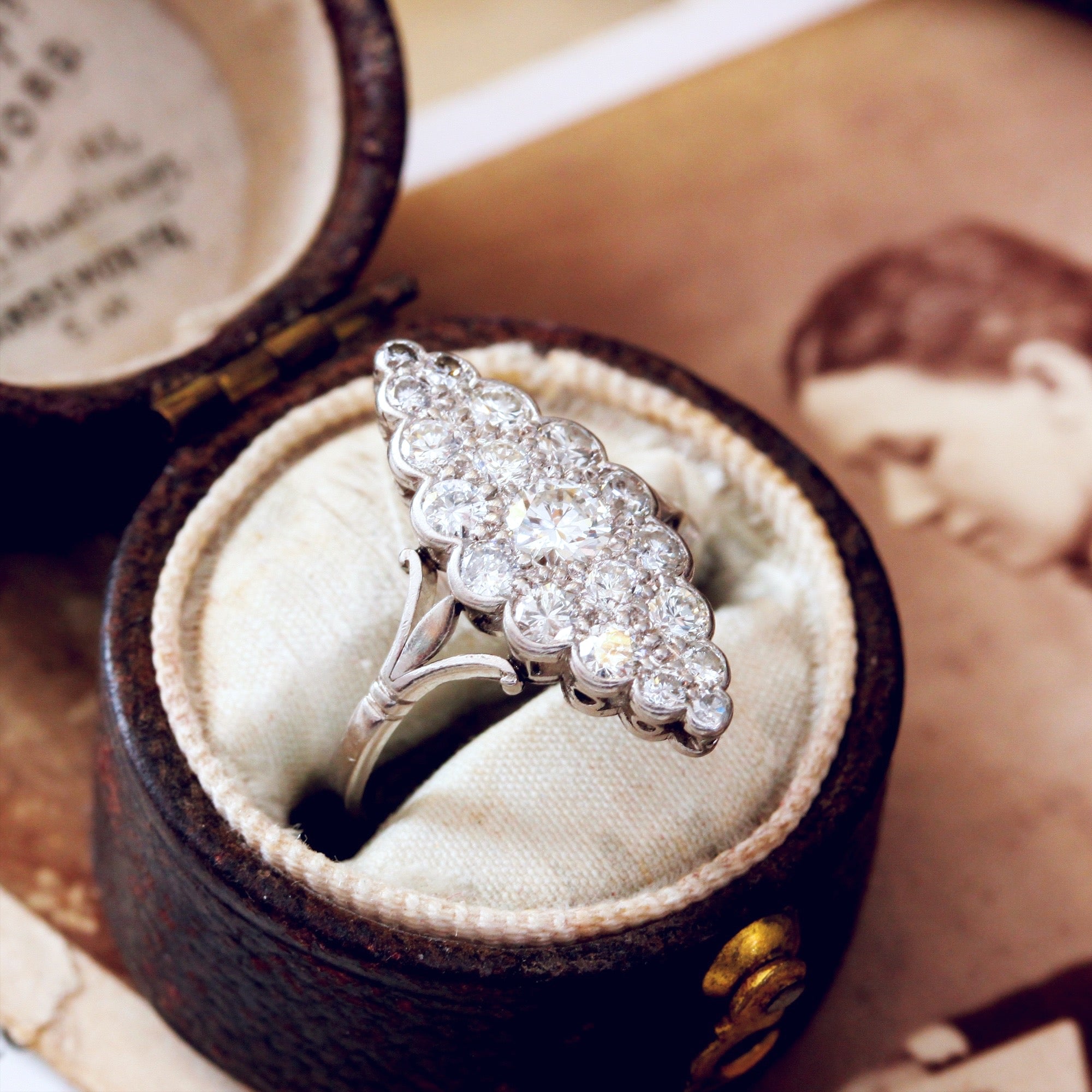 Platinum marquise wedding band hotsell