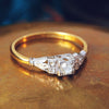 Vintage Old Cut Diamond Engagement Ring