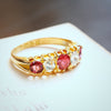 Grand Date 1906 Spinel & Rose Cut Diamond Ring