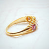 Grand Date 1906 Spinel & Rose Cut Diamond Ring