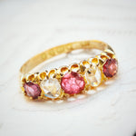 Grand Date 1906 Spinel & Rose Cut Diamond Ring