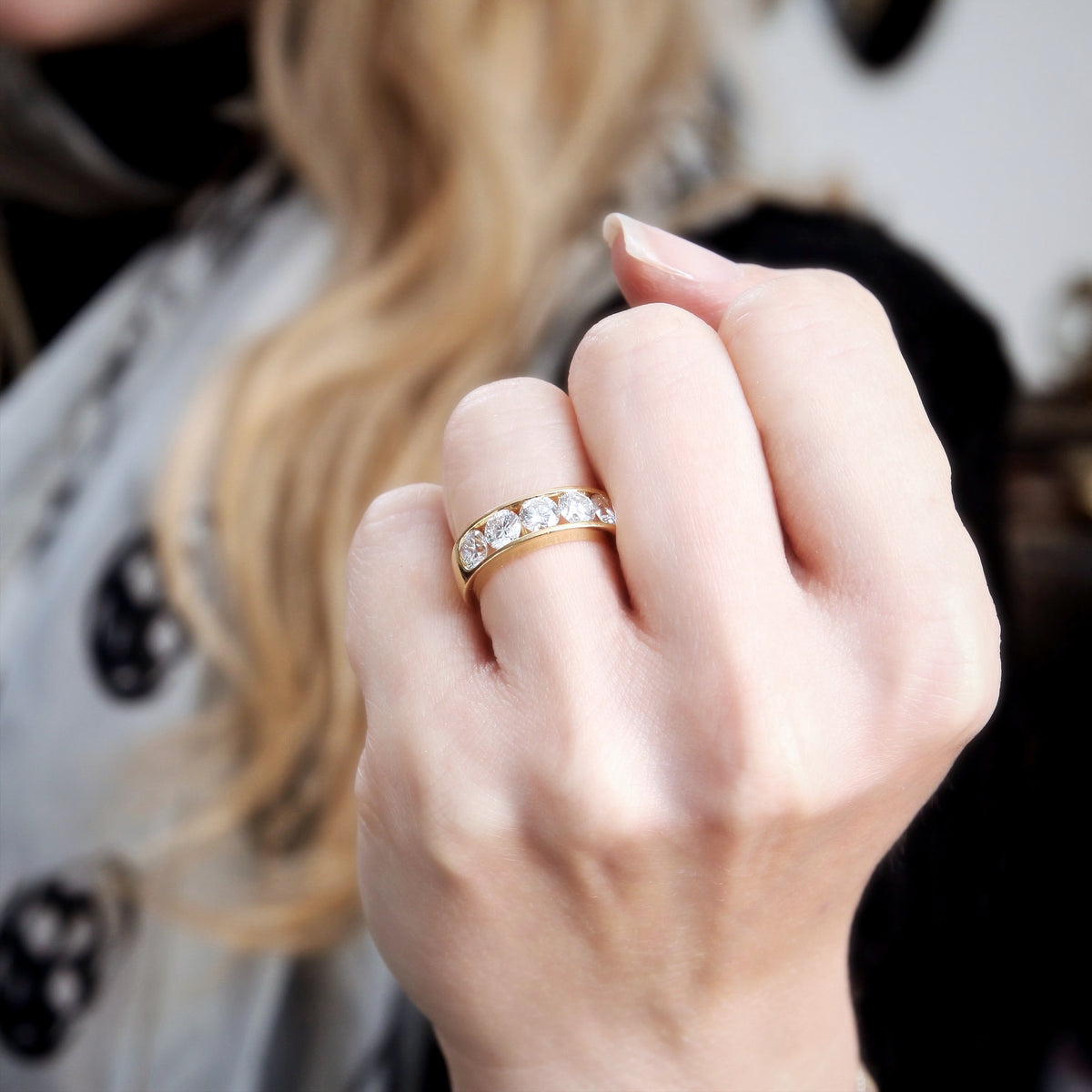 Mesmerising Magical Two Carat Five Stone Diamond Ring