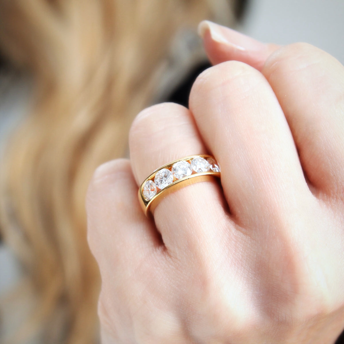 Mesmerising Magical Two Carat Five Stone Diamond Ring