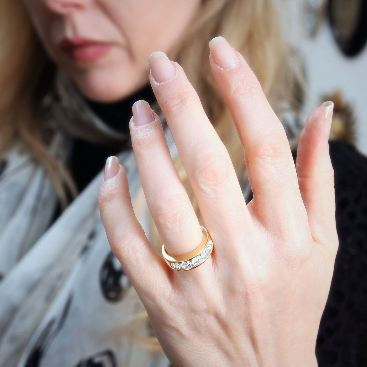 Mesmerising Magical Two Carat Five Stone Diamond Ring