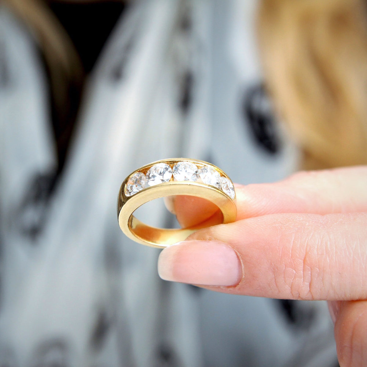 Mesmerising Magical Two Carat Five Stone Diamond Ring