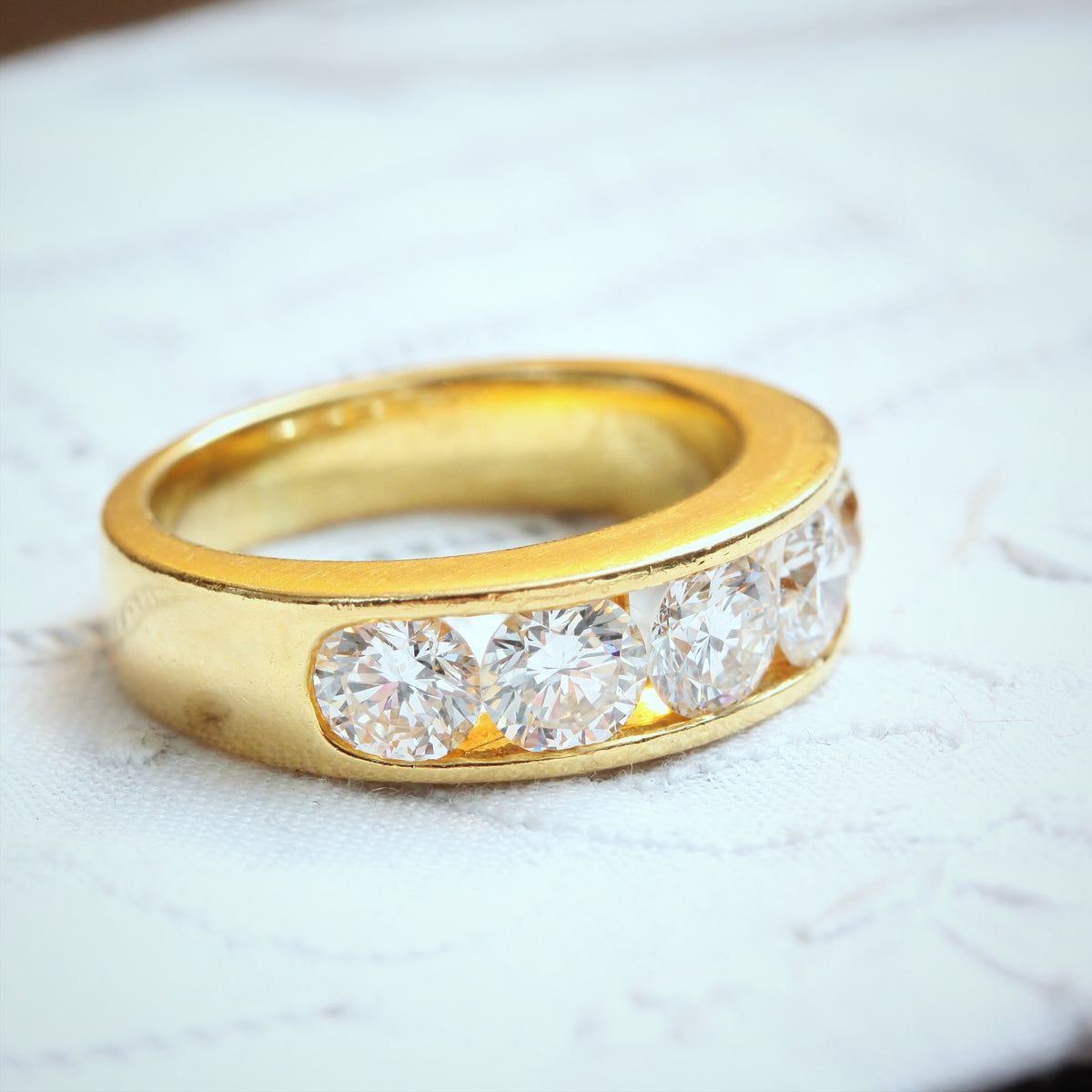 Mesmerising Magical Two Carat Five Stone Diamond Ring