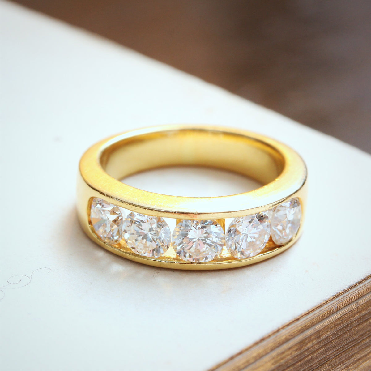 Mesmerising Magical Two Carat Five Stone Diamond Ring