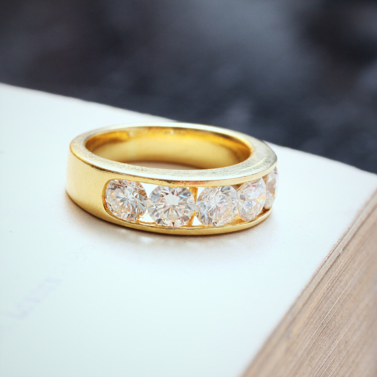 Mesmerising Magical Two Carat Five Stone Diamond Ring