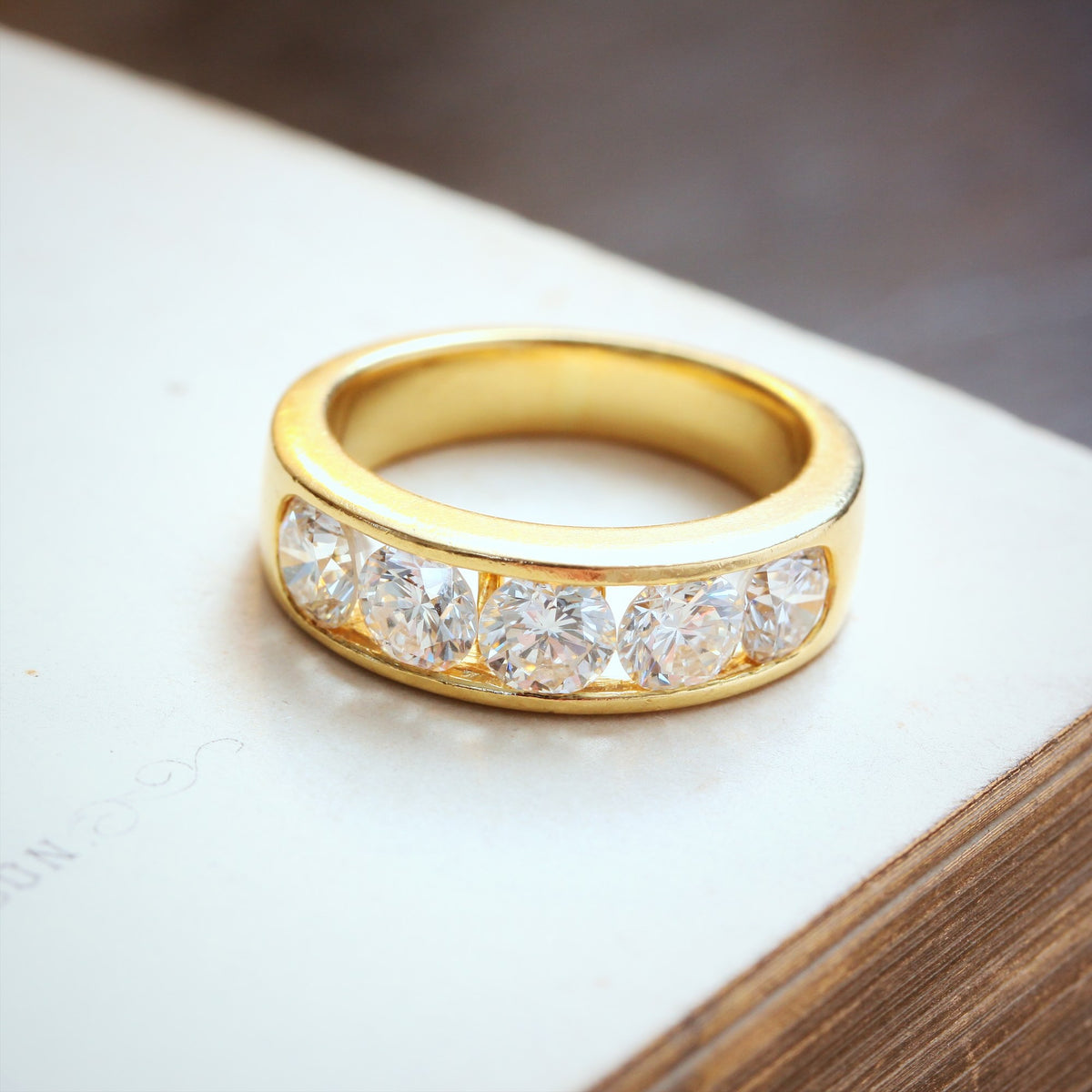 Mesmerising Magical Two Carat Five Stone Diamond Ring