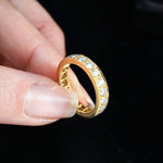 Blingy Size 'P' or '7.5' Two Carat Diamond Full Eternity Ring