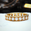 Two Carat Diamond and 18ct Yellow Gold Full Eternity Ring