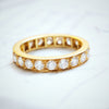 Two Carat Diamond and 18ct Yellow Gold Full Eternity Ring