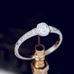All Original Handmade Vintage Diamond Engagement Ring